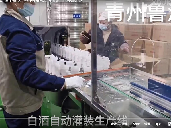 白酒自動灌裝生產線，適用瓶型廣各種異形瓶均可灌裝，可按需定制