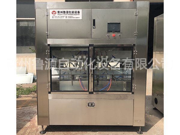 青州魯源灌裝設備全自動油類灌裝機亮點：